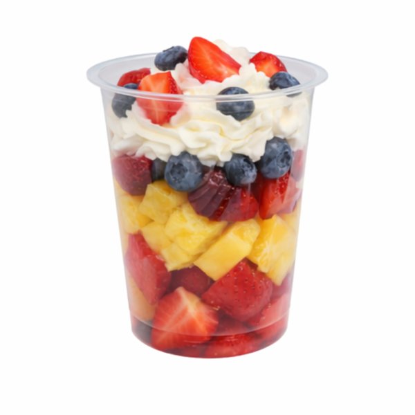 608 Stk. Salatshaker / PP-Becher 400 ml Ø 90 x 124 mm klar Dessertbecher