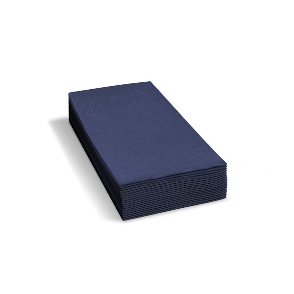 250 Stk. Papier-Tafelservietten 33 x 33 cm 1/8 Kopffalz 3-lagig dunkelblau