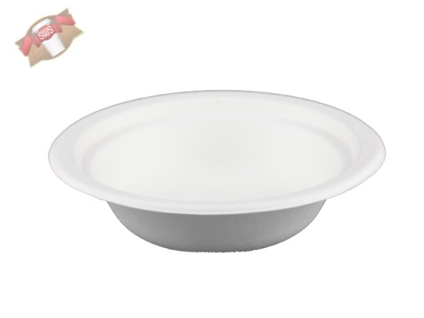 50 Stk. Suppenschüsseln aus Zuckerrohr 700 ml Suppenterrine