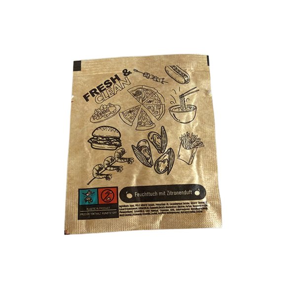 1000 Stk. Erfrischungstücher 15 x 10 cm weiß mit Zitronenduft einzeln verpackt