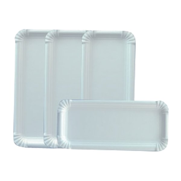 125 Stk. Pappteller Imbissteller 16 x 34 cm Nr. 34a