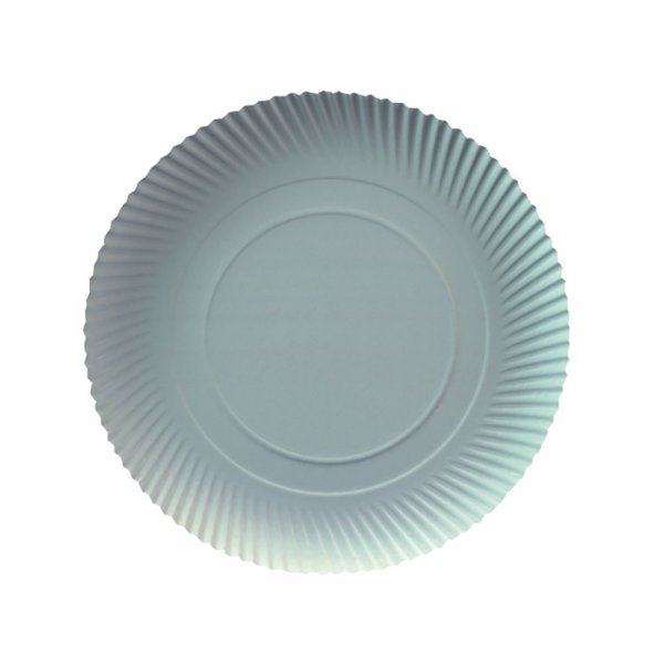 50 Stk. Pappteller Imbissteller Ø 30 x H 3 cm KU 13 rund