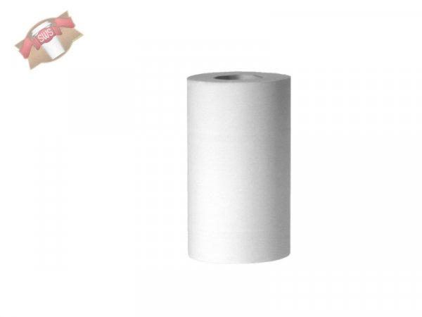6 Stk. Putztuchrollen Tissue 2-lagig 19 cm x 50 m Ø 13,5 cm weiß