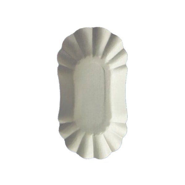 250 Stk. Pappschale Imbißschalen 10x17x3 cm KU 0b