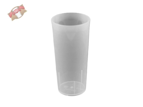 210 Stk. Mehrwegbecher 400 ml PP transparent