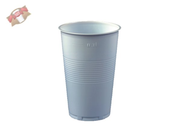 100 Stk. Trinkbecher 0,3 l weiß PP