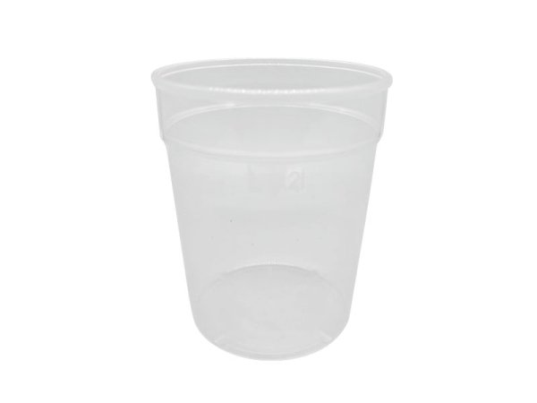 6 Stk. Mehrwegbecher PP 0,2 ltr. Ø 62 x 112 mm