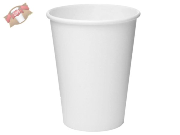 50 Stk. Coffee to go Becher Kaffeebecher 300 ml 12 oz weiß