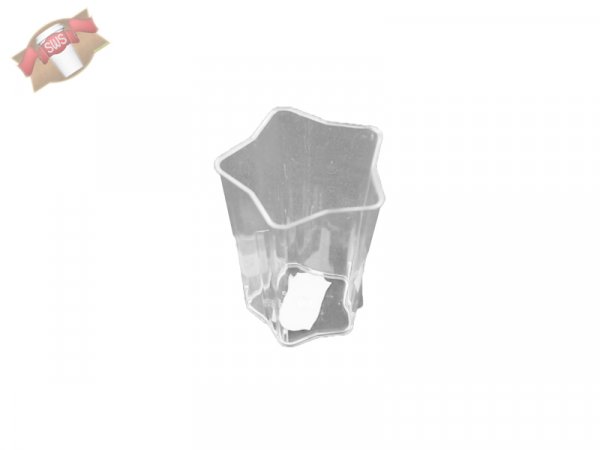 50 Stk. Finderfood Becher Stern 60 ml klar PS