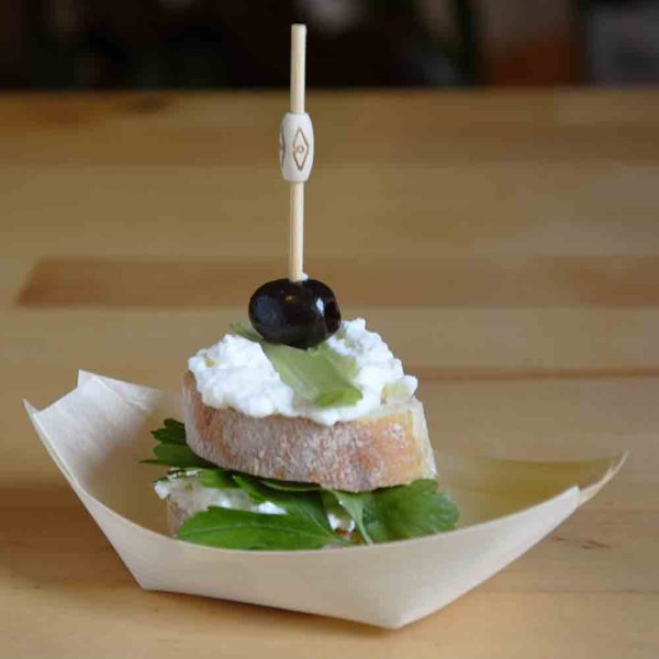 100 Stk. Bambus Fingerfood Spieße NATUR 12 cm