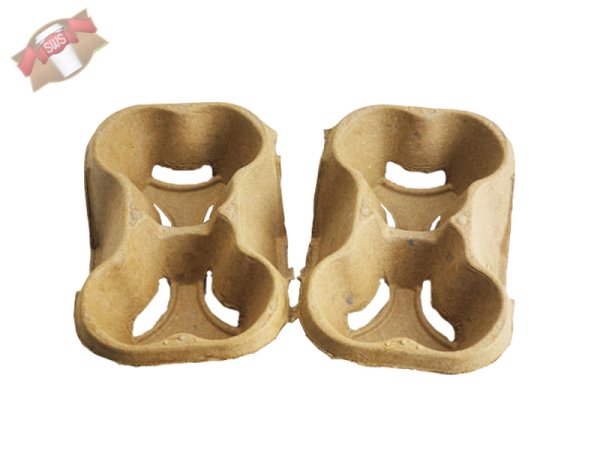 230 Stk. Becherhalter 4-Cup Carrier Becherträger Chinet 21x21x4cm teilbar