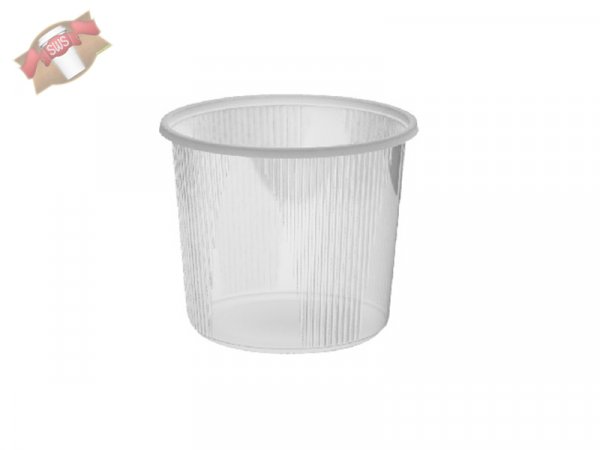 100 Stk. Runddosen Rundbecher klar 400 ml PP
