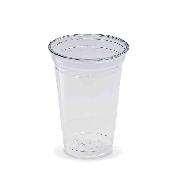 50 Stk. PET Becher Trinkbecher Smoothiebecher Ø 95 mm 400ml