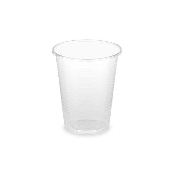 100 Stk. PLA Ausschankbecher 180 ml klar Trinkbecher Plastikbecher