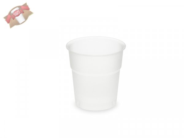50 Stk. CPLA Ausschankbecher 100 ml klar Trinkbecher Plastikbecher
