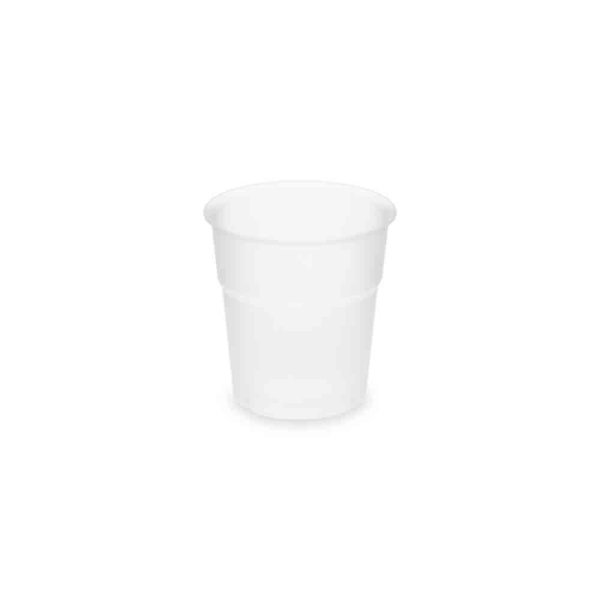 50 Stk. CPLA Ausschankbecher 100 ml klar Trinkbecher Plastikbecher
