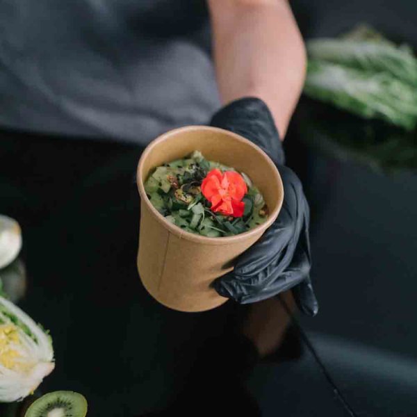 50 Stk. Hartpapier Kaffeebecher 200 ml (8 oz) Ø 80 x 90 mm braun PE-beschichtet