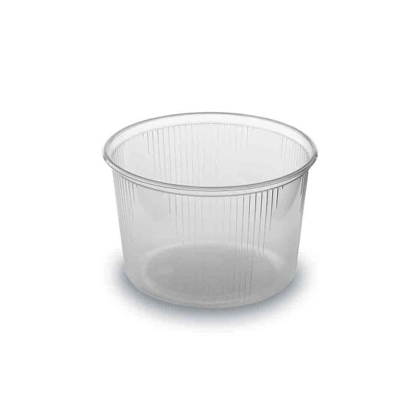 100 Stk. Runddosen Rundbecher klar 300 ml PP