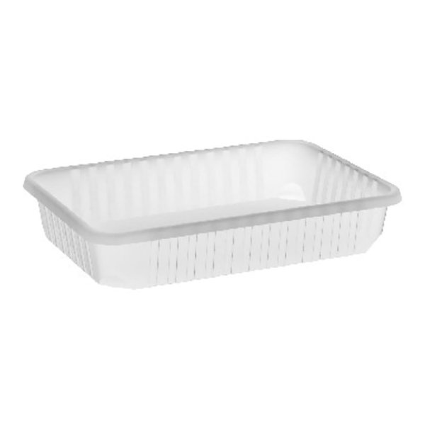50 Stk. Rechteckschalen Unibox 500 ml PP klar