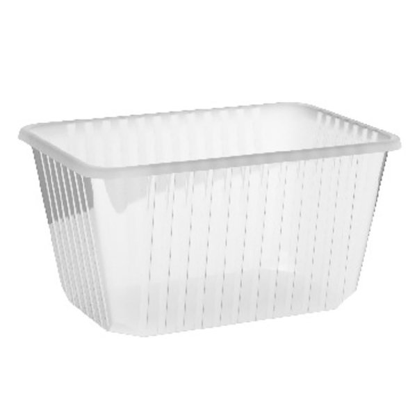 50 Stk. Rechteckschalen Unibox 1500 ml PP klar