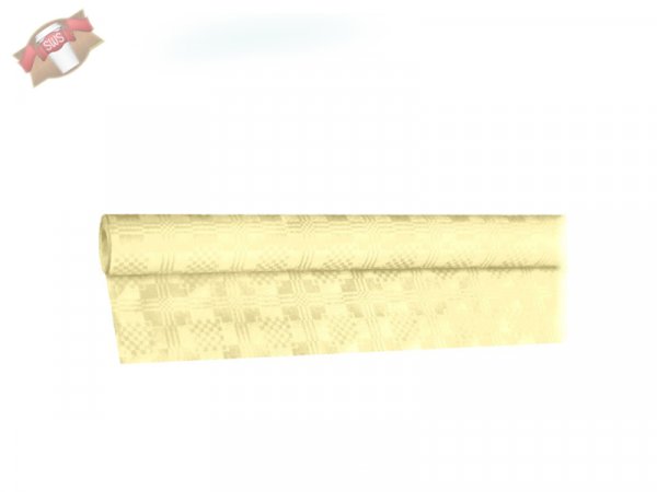 1 Tischtuchrolle Damastprägung 8 m x 120 cm champagner