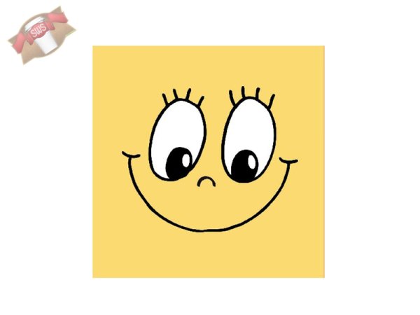 20 Stk. Servietten Imbißservietten 33x33 cm 1/4 Falz 3-lagig SMILING FACE