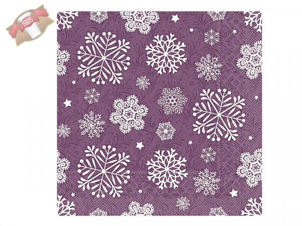 600 Stk. Servietten 3-lagig 33x33 cm Weihnachtsmotiv Steven beere