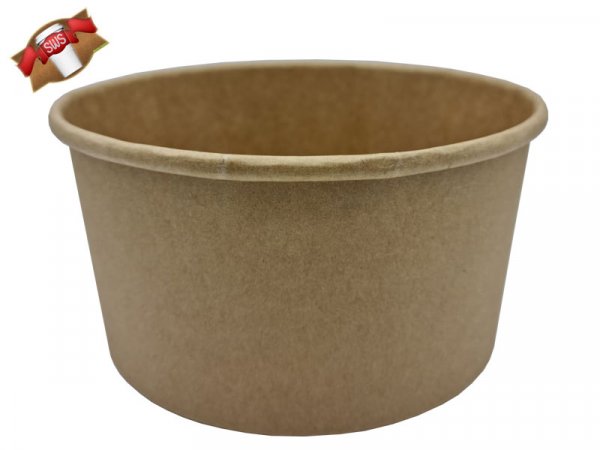 300 Stück Schüssel Salad Bowl Kraftkarton 32 oz