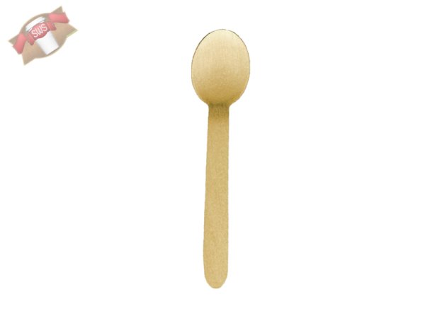 100 Stk. Holzlöffel Löffel aus Holz 16,5 cm