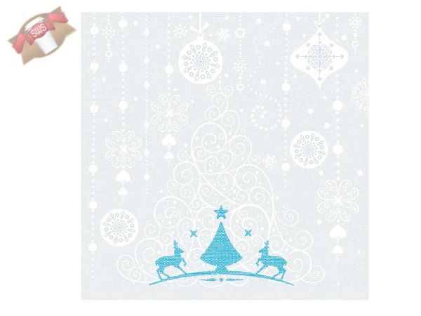 300 Stk. Servietten 40x40 cm Weihnachtsmotiv Stella