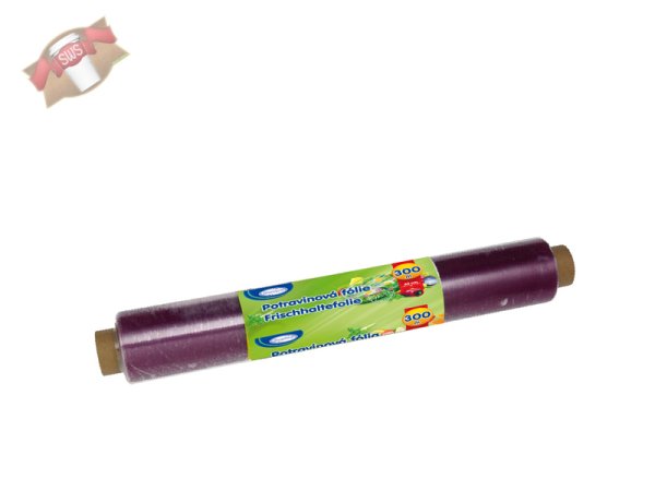 4 Rollen Frischhaltefolie "PVC" 45 cm x 300 m