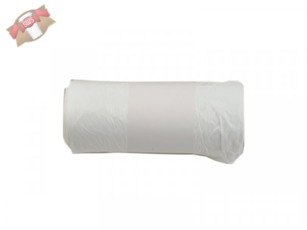 2.000 Stk. HDPE Müllsäcke Mülltüten Müllbeutel transparent gerollt 49 x 60 cm 30 L
