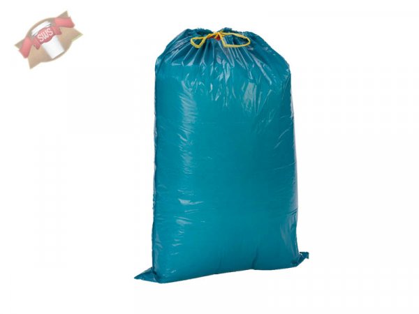 25 Stk. Müllsäcke Müllbeutel mit Zugband 120 L Typ 60 blau