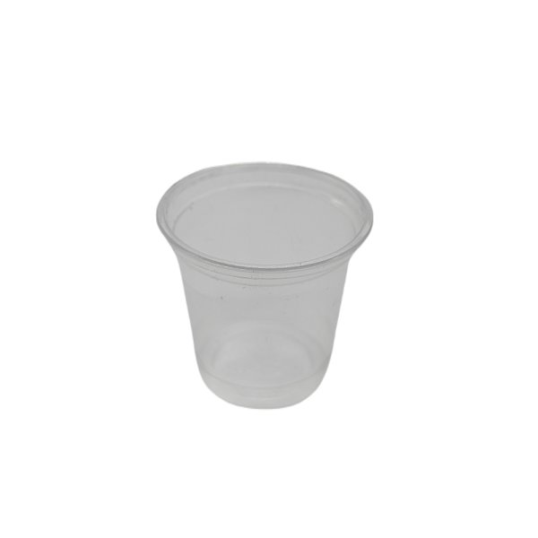 100 Stk. Feinkostbecher Portionsbecher 30 ml milchig klar