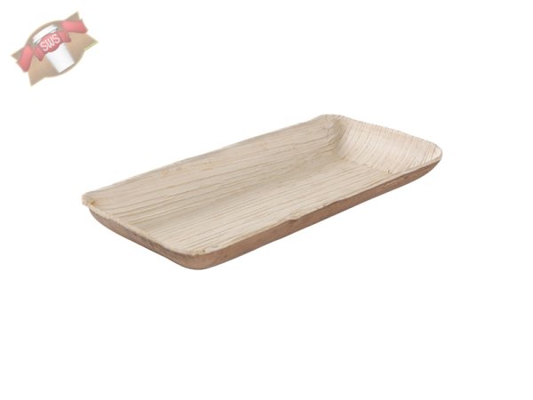 400 Stk. Palmblatt Schälchen, eckig, 125ml
