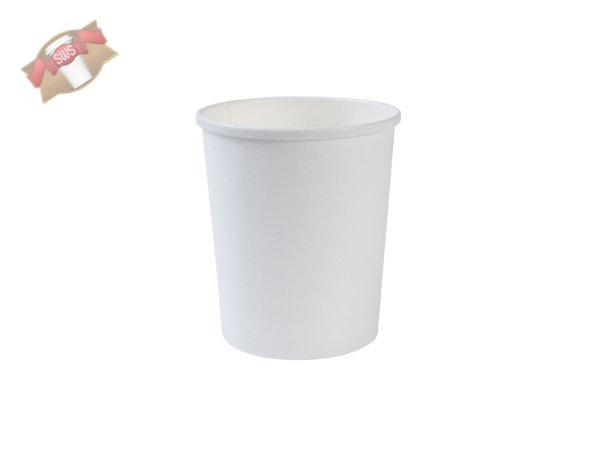 500 Stk. Bio EFA Karton Becher 800 ml kompostierbar
