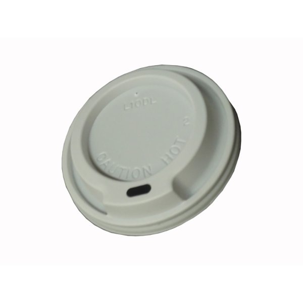 50 Stk. Coffee To Go Trinkdeckel Ø 82 mm PS weiß