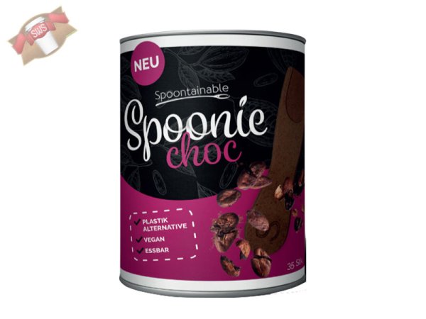 105 Stk. Spoonie choc essbarer Eislöffel Eisspaten 7 cm Lang