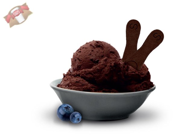 105 Stk. Spoonie choc essbarer Eislöffel Eisspaten 7 cm Lang