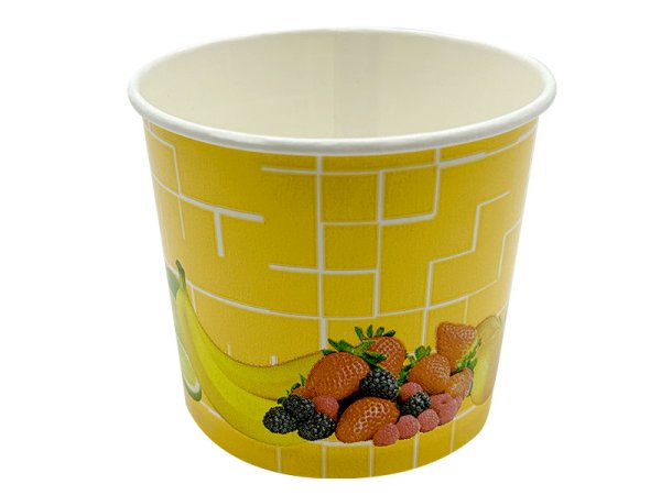40 Stk. Becher Eisbecher B 195 Früchte sonnengelb