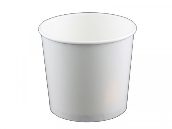 810 Stk. Becher 600 ml Hartpapier Ø 110mm M70 weiß PE