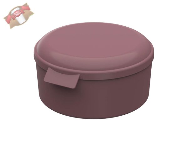 35 Stk. Mehrweg Menübox "ToGo" rund rot Ø 159 x 84 mm