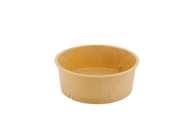 60 Stk. Mehrweg-Schalen Bowl Salatschale 650 ml Ø 150 mm H 60 mm braun