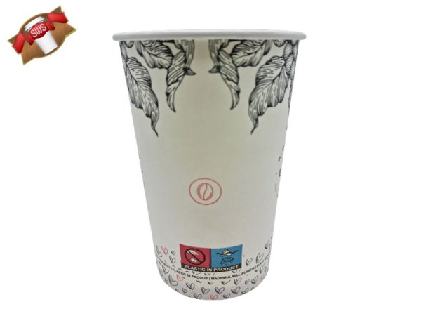 1000 Stk. Coffee to go "Coffee lovers"  400 ml glatt