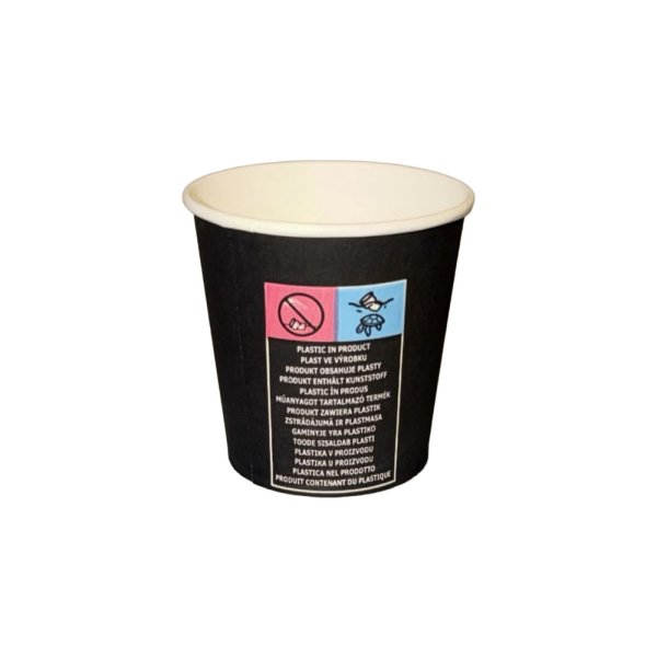 50 Stk. Coffee To Go Espressobecher „New Butterfly“ 100 ml 4 oz Ø 62 x 60 mm