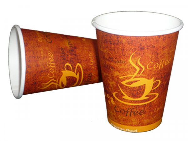 50 Stk. Pappbecher Kaffeebecher Coffee to go Becher 300 ml espresso gold