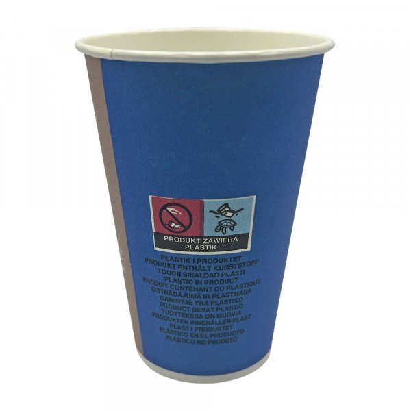 1600 Stk. Automatenbecher "Specialty to go" 200 ml Ø 73x105 mm blau/braun