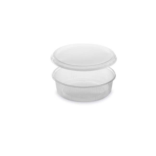 250 Stk. Rundbecher Feinkostbecher 125 ml mit Deckel Becher Gastro aus PP
