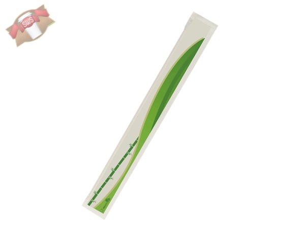 2000 Stk. Essstäbchen aus Bambus 20 cm paarweise verpackt Asiastäbchen