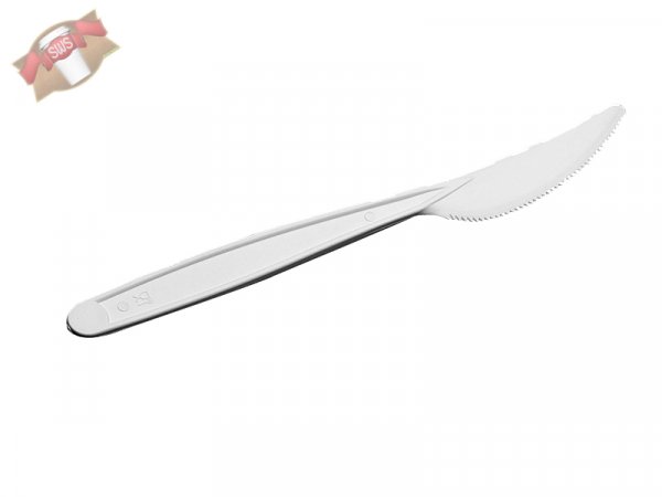 1.000 Stück Bio Messer 180mm Besteck aus Maisstärke PLA